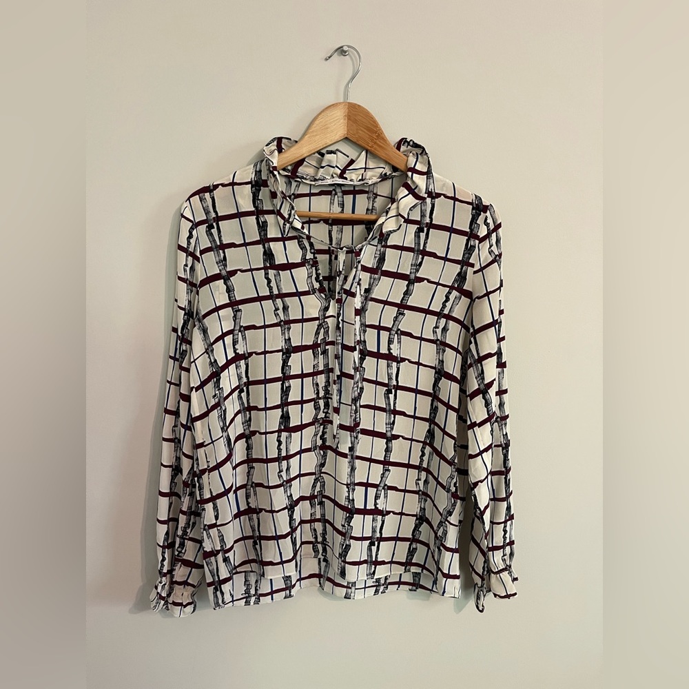 & other stories silk blouse